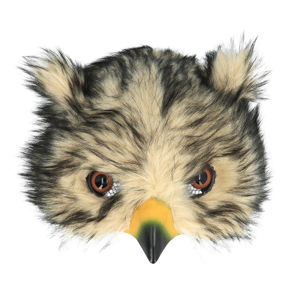 Pluchen halfmasker Uil