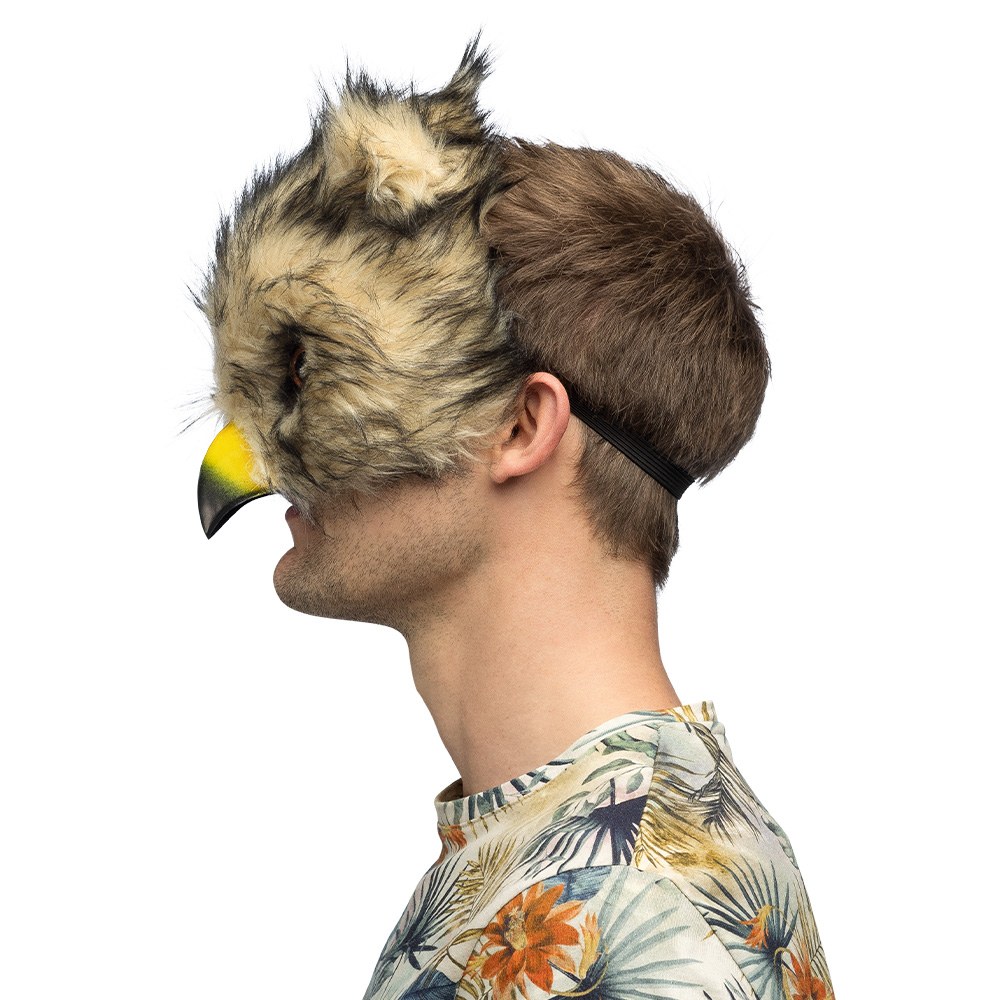 Pluchen halfmasker Uil