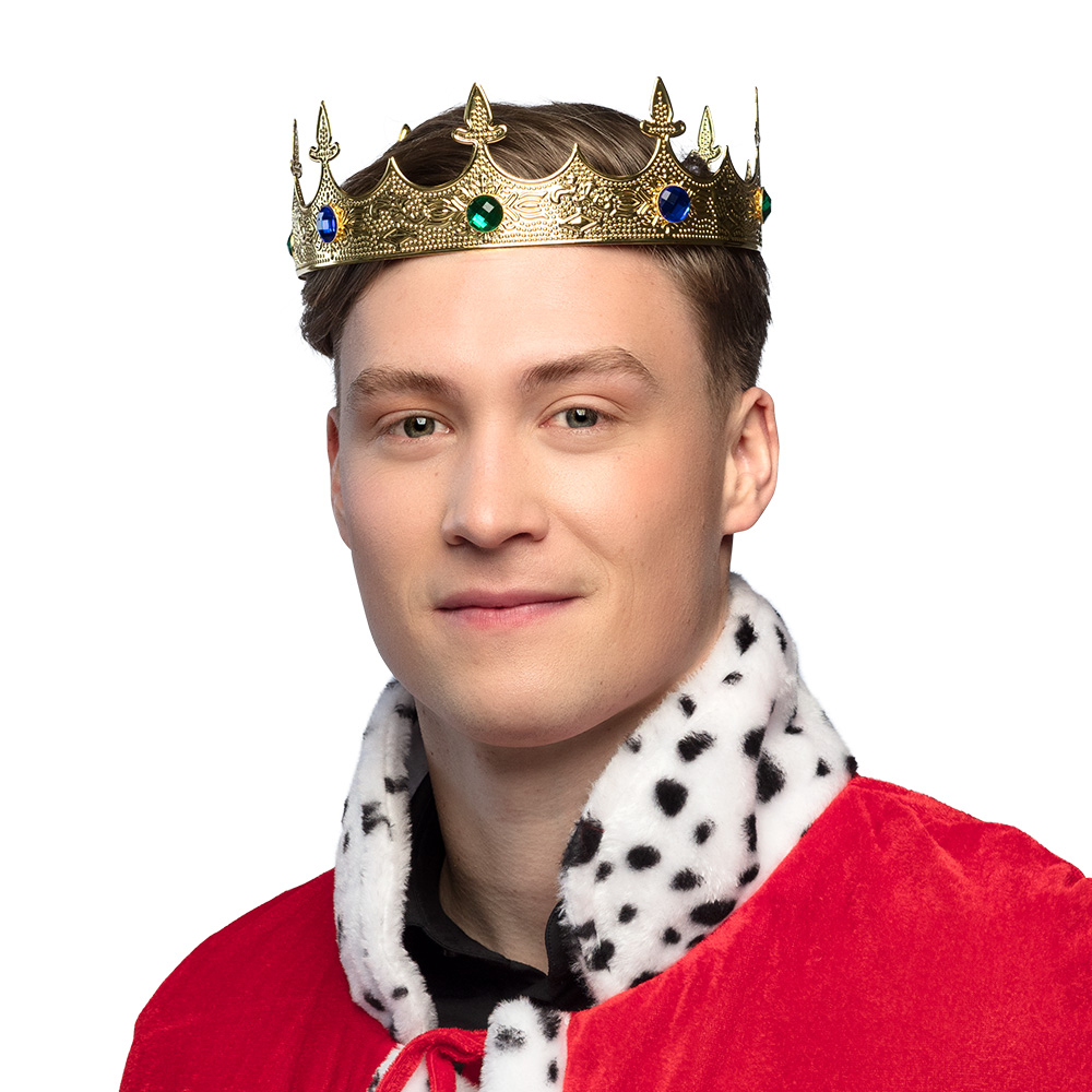 Metalen kroon Royalty goud