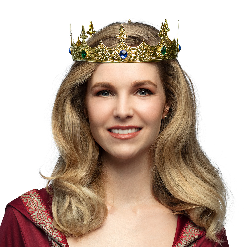 Metalen kroon Royalty goud