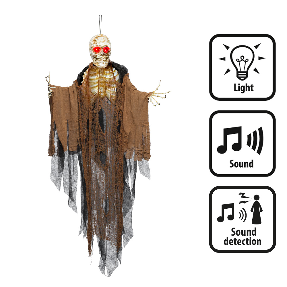 Hangdecoratie Creepy mummy (160 cm)