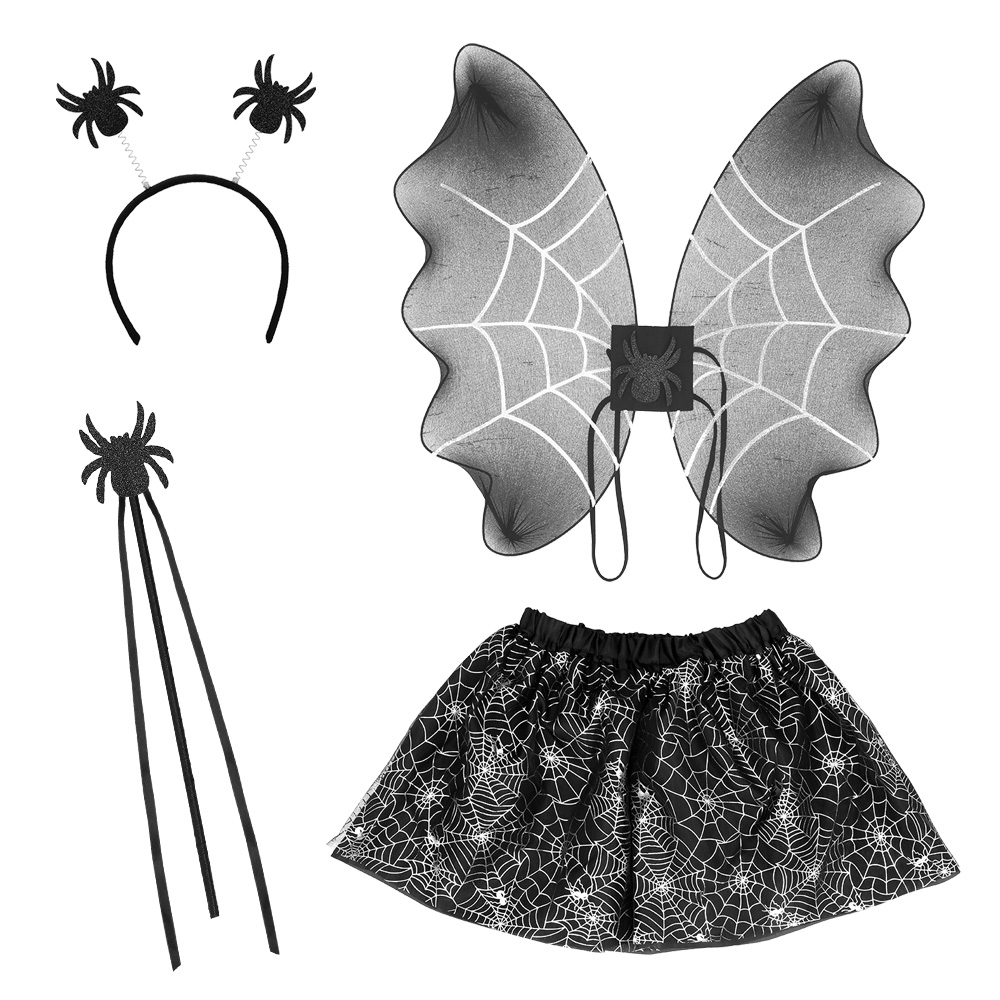 Set Spin kind (diadeem,vleugels en tutu)