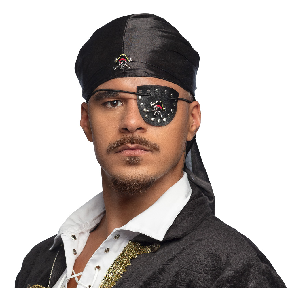 Set Pirate master (bandana en ooglapje)