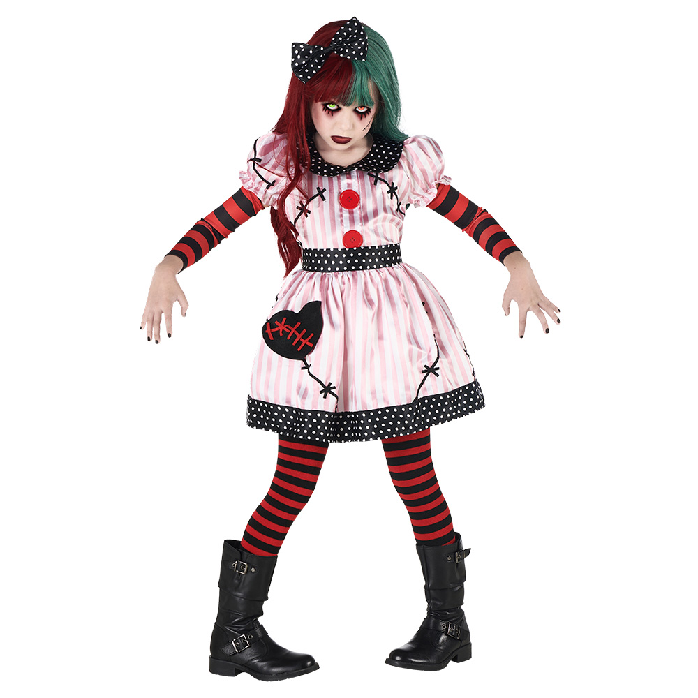 Kinderkostuum Possessed doll (5-6 jaar)