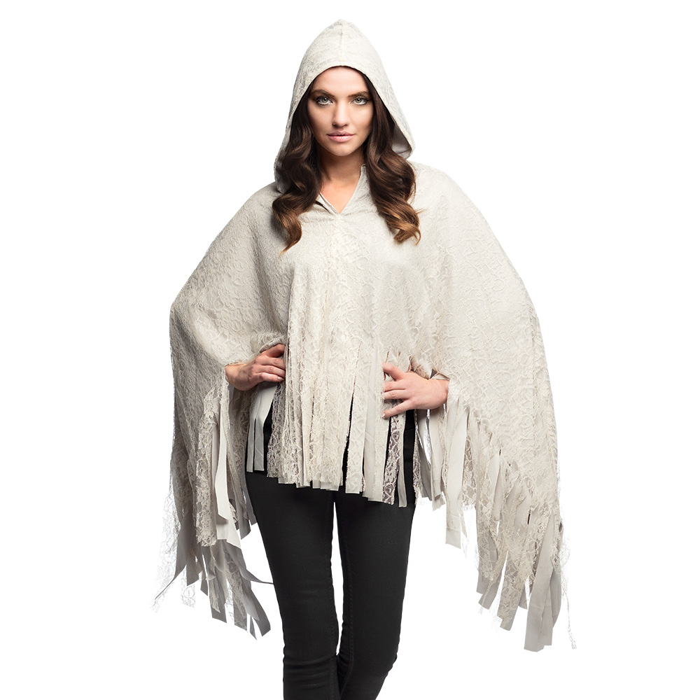 Poncho Ghost Marian (one size)