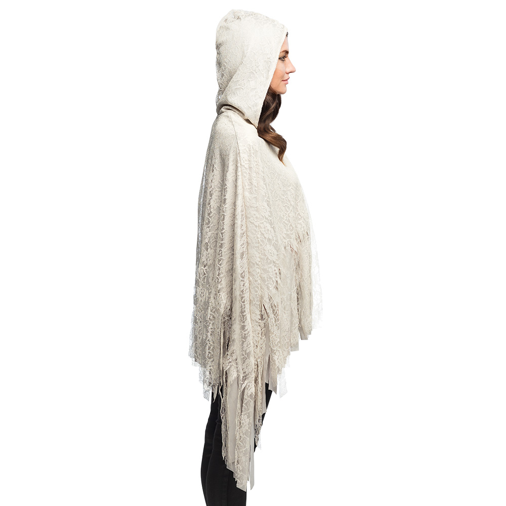 Poncho Ghost Marian (one size)