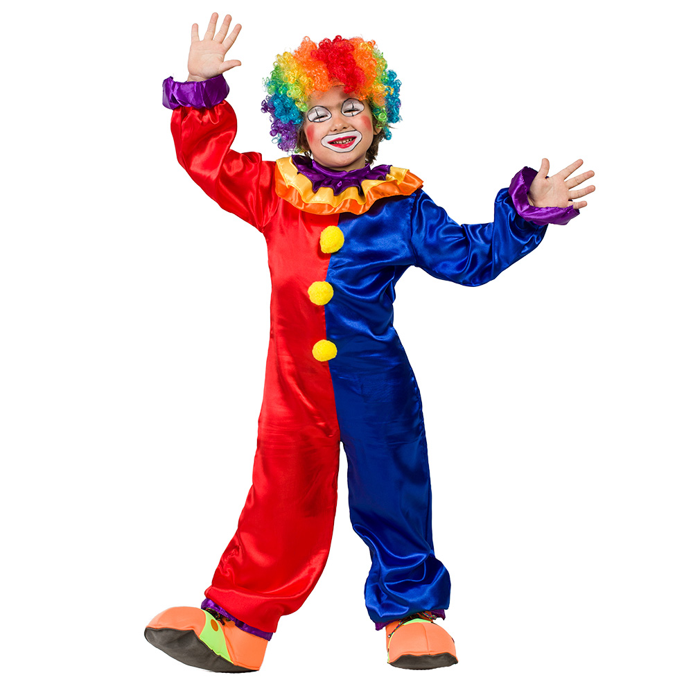 Kinderkostuum Clown Zeppy (7-9 jaar)