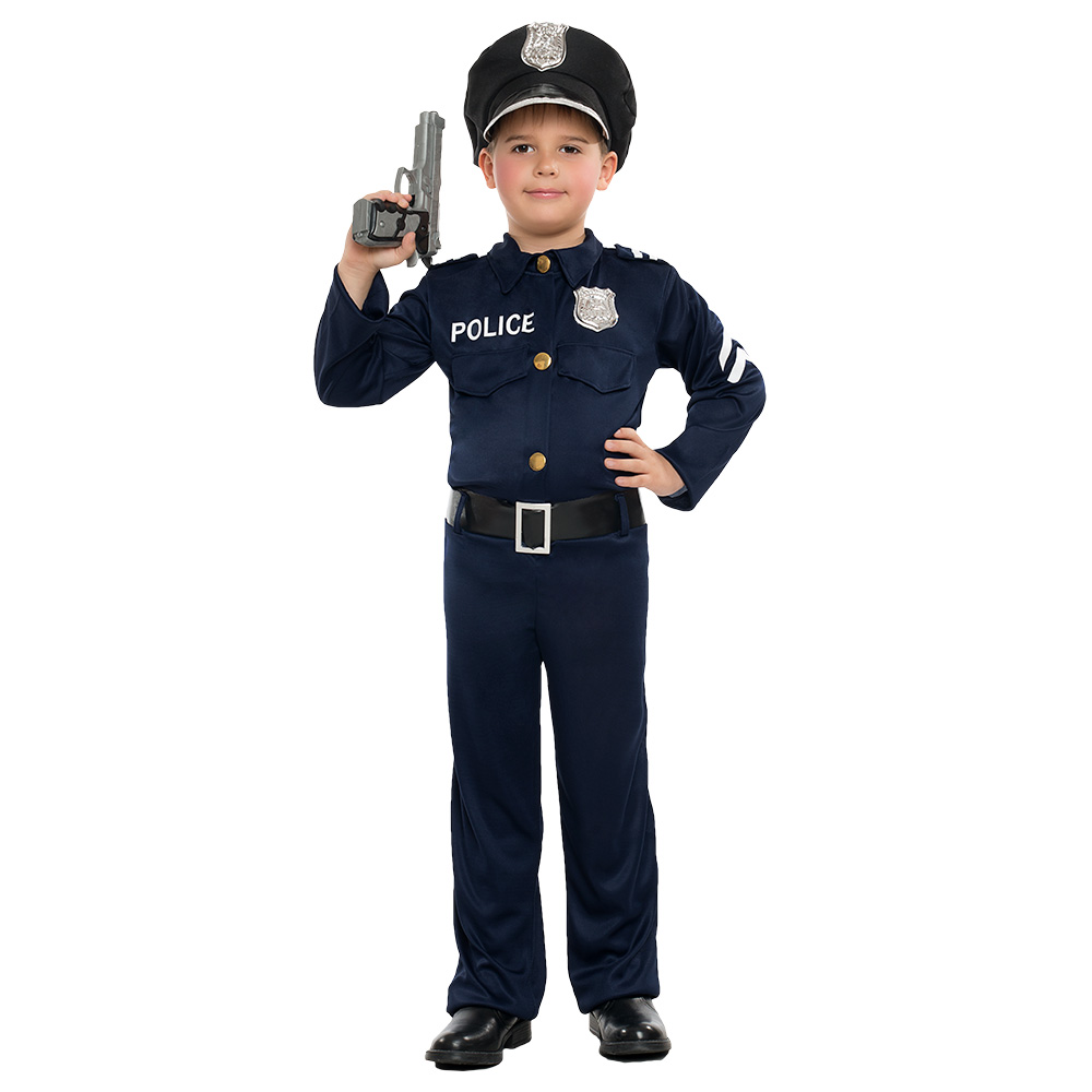 Kinderkostuum Politieagent Bobby (10-12 jaar)