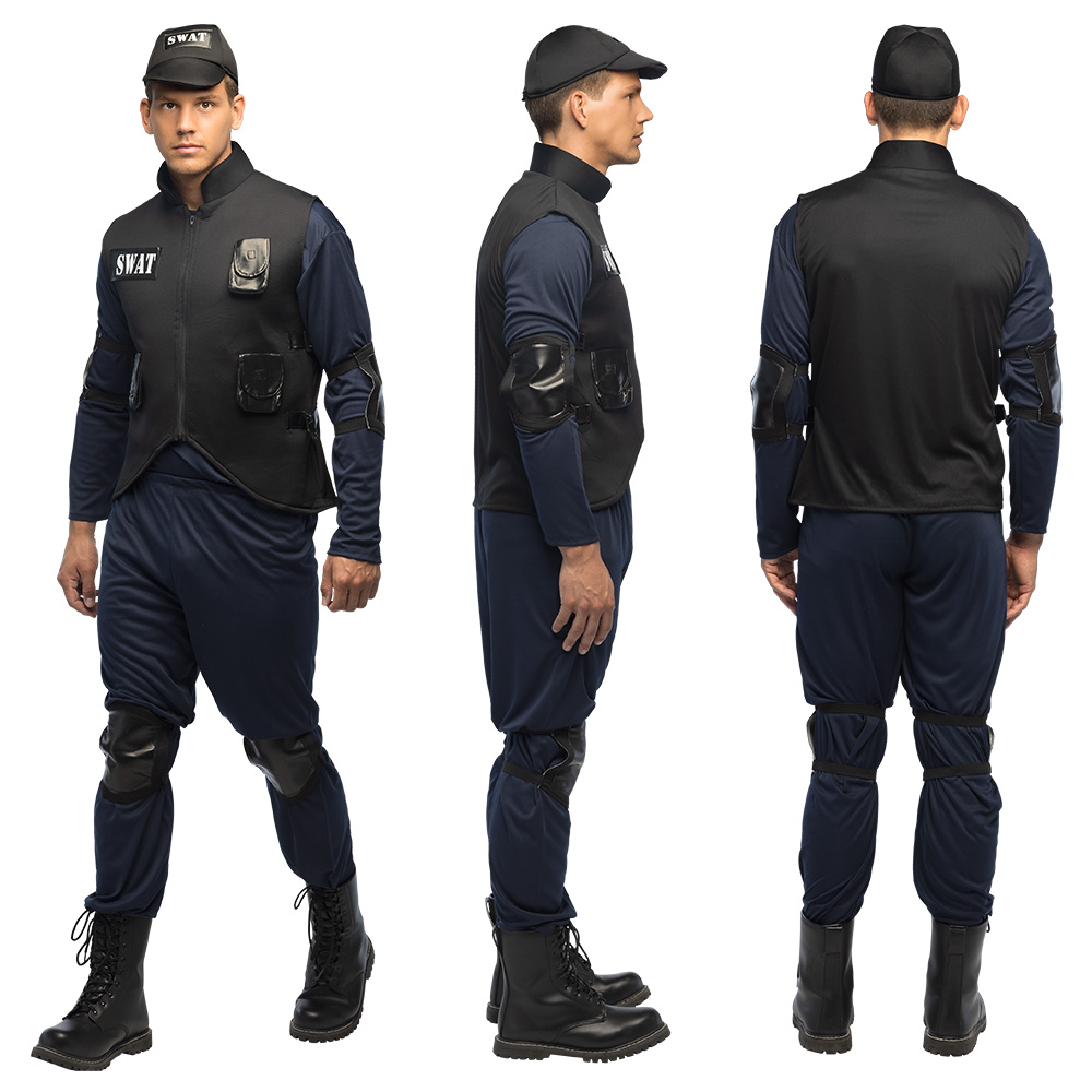 Volwassenenkostuum SWAT-agent (XL)