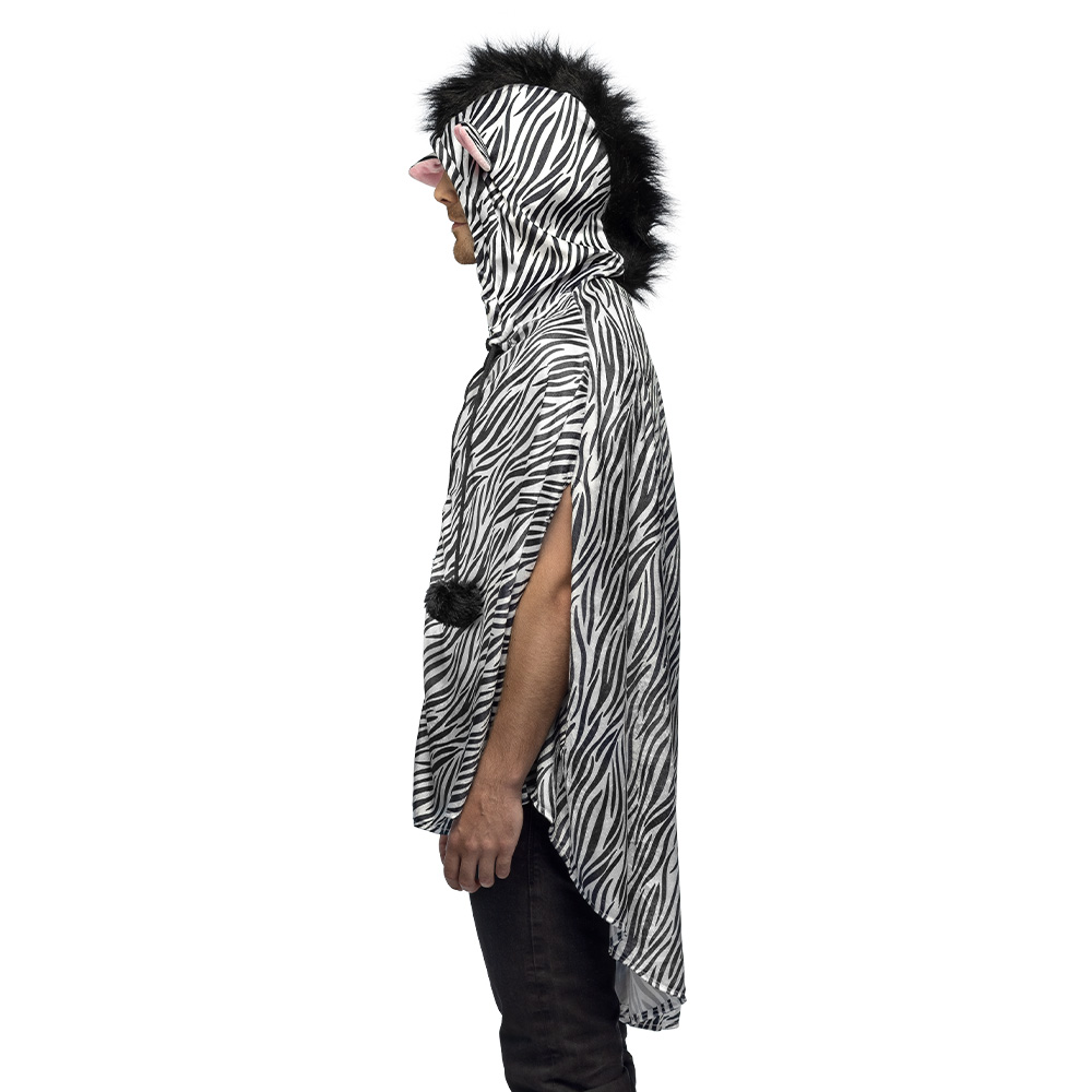 Poncho Zebra deluxe (one size)
