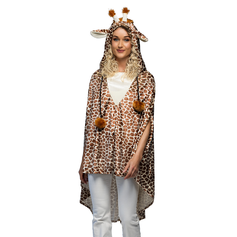 Poncho Giraffe deluxe (one size)