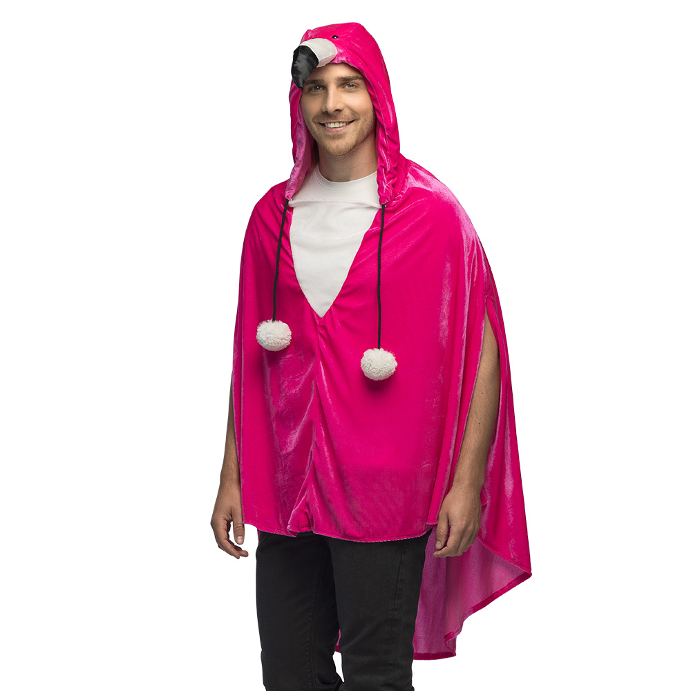 Poncho Flamingo deluxe (one size)