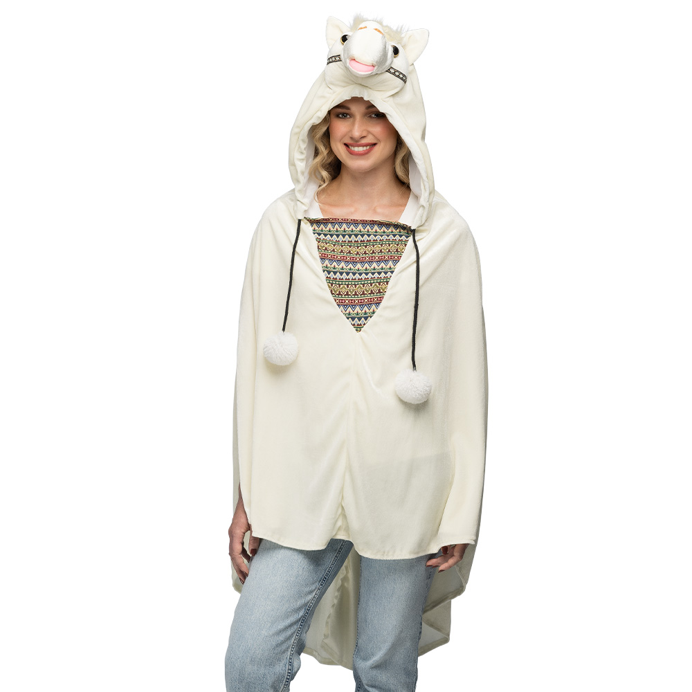 Poncho Llama deluxe (one size)