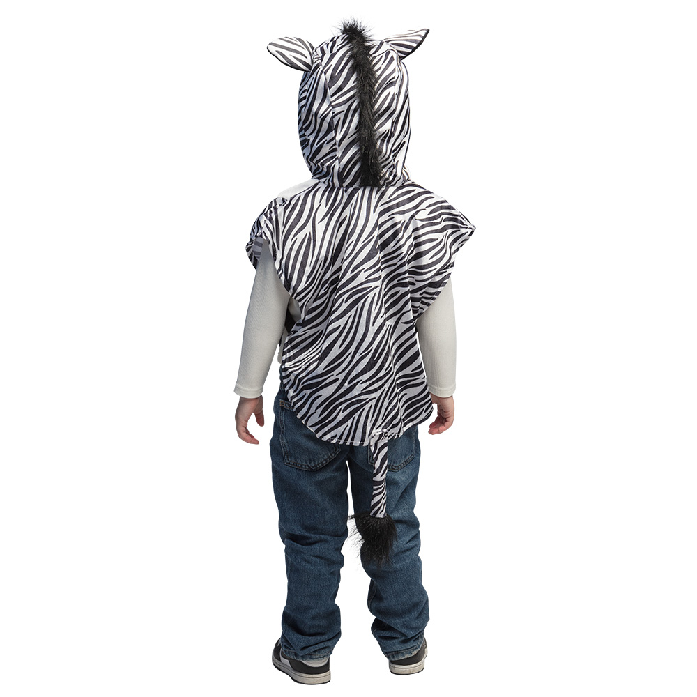 Kinderponcho Zebra (3-4 jaar)