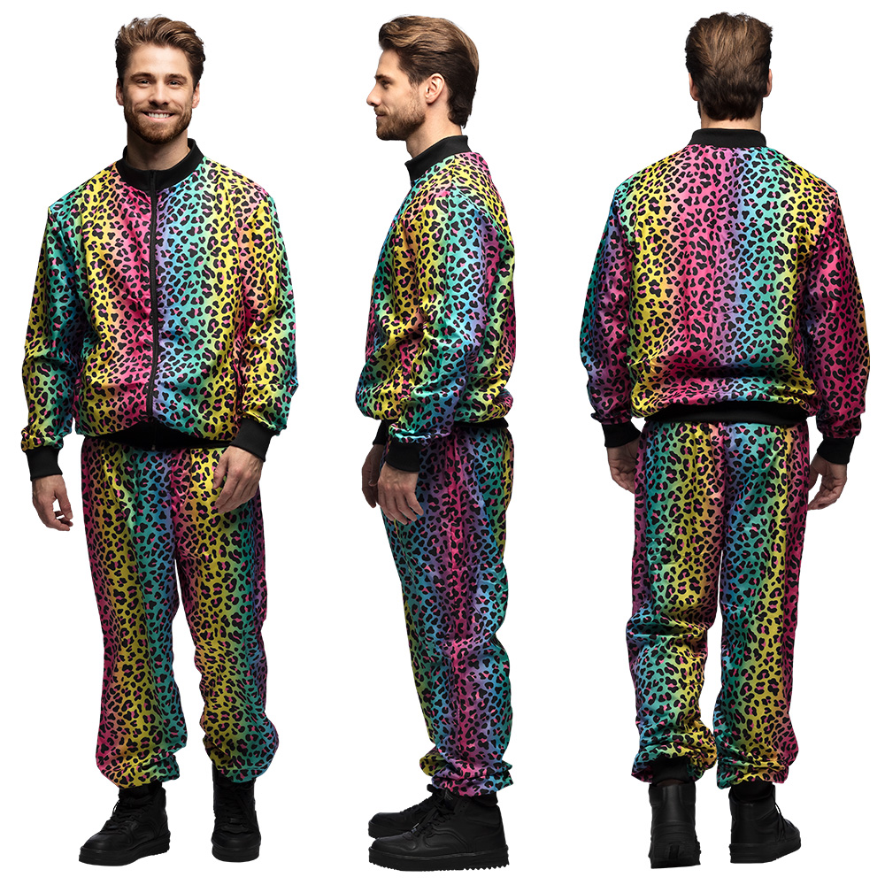 Trainingspak Regenboogpanter dude (L)