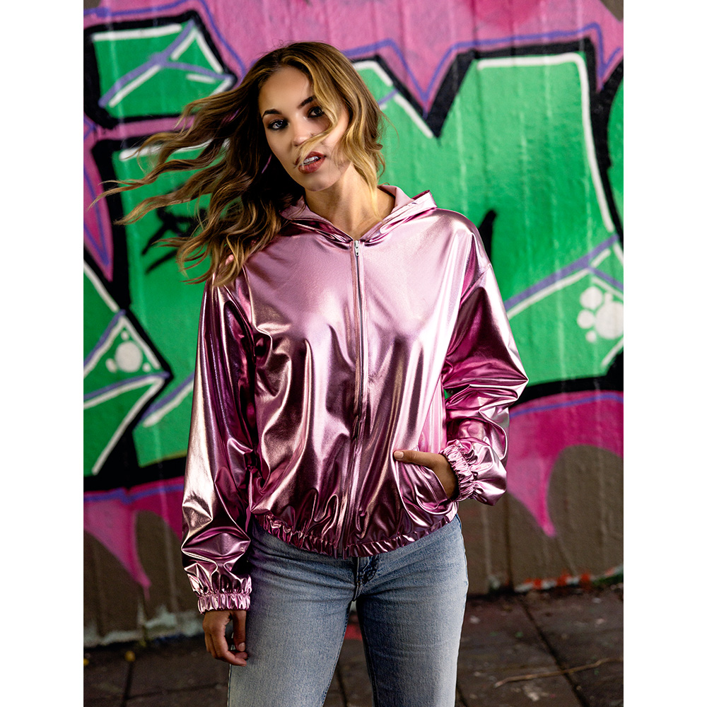 Jasje Rave metallic roze (M)