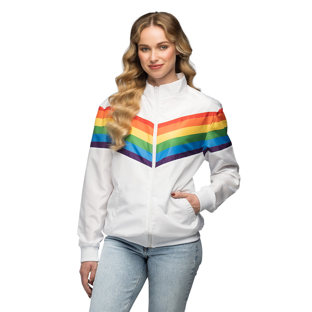 Trainingsjasje Rainbow babe (XL)