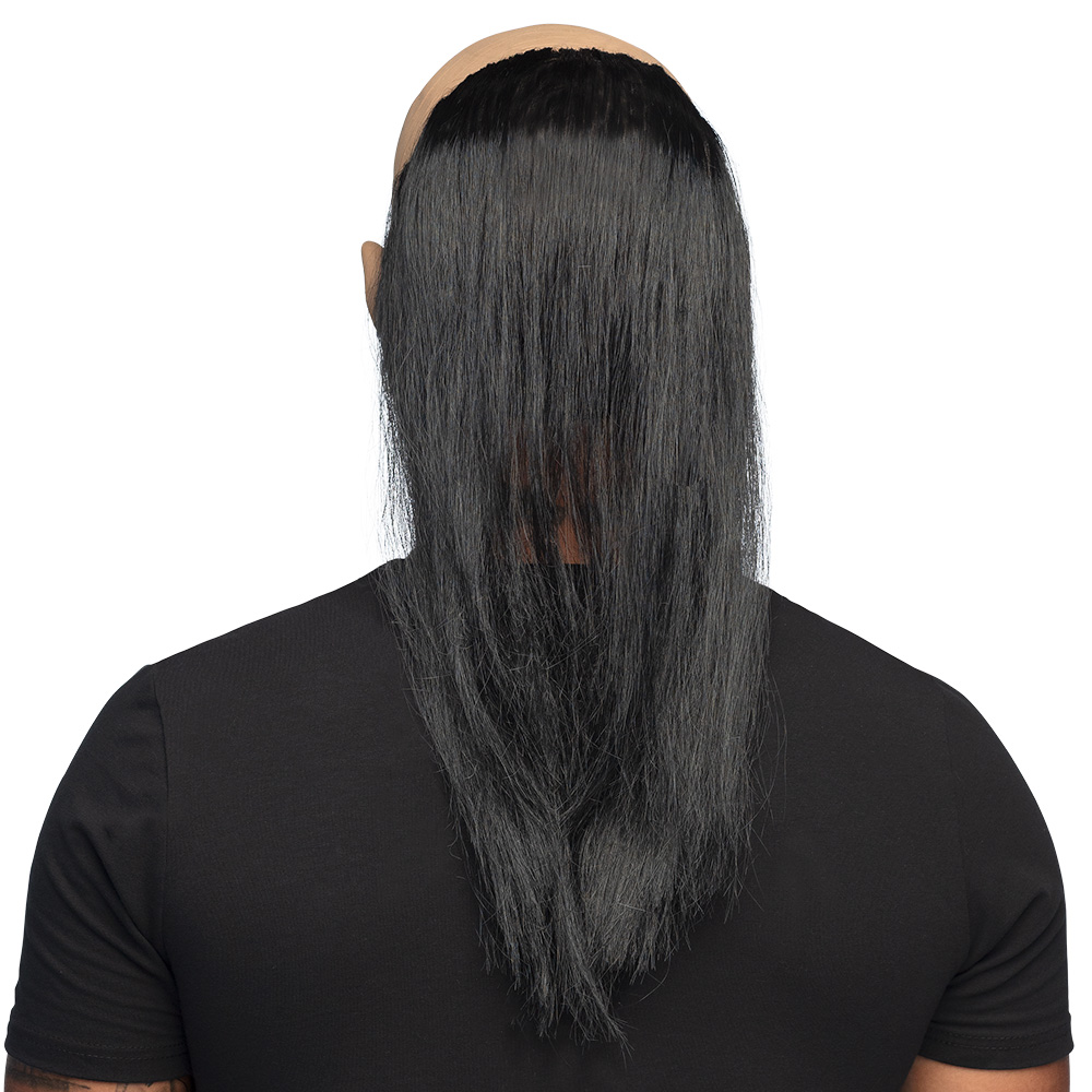 Latex hoofdmasker Creepy butler