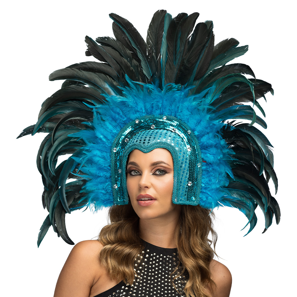 Hoofdtooi Samba turquoise