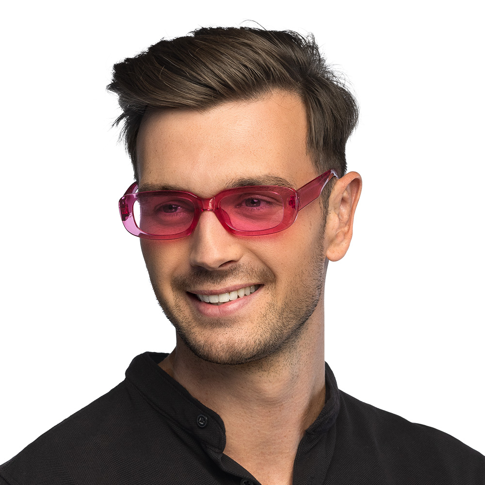 Partybril Techno roze