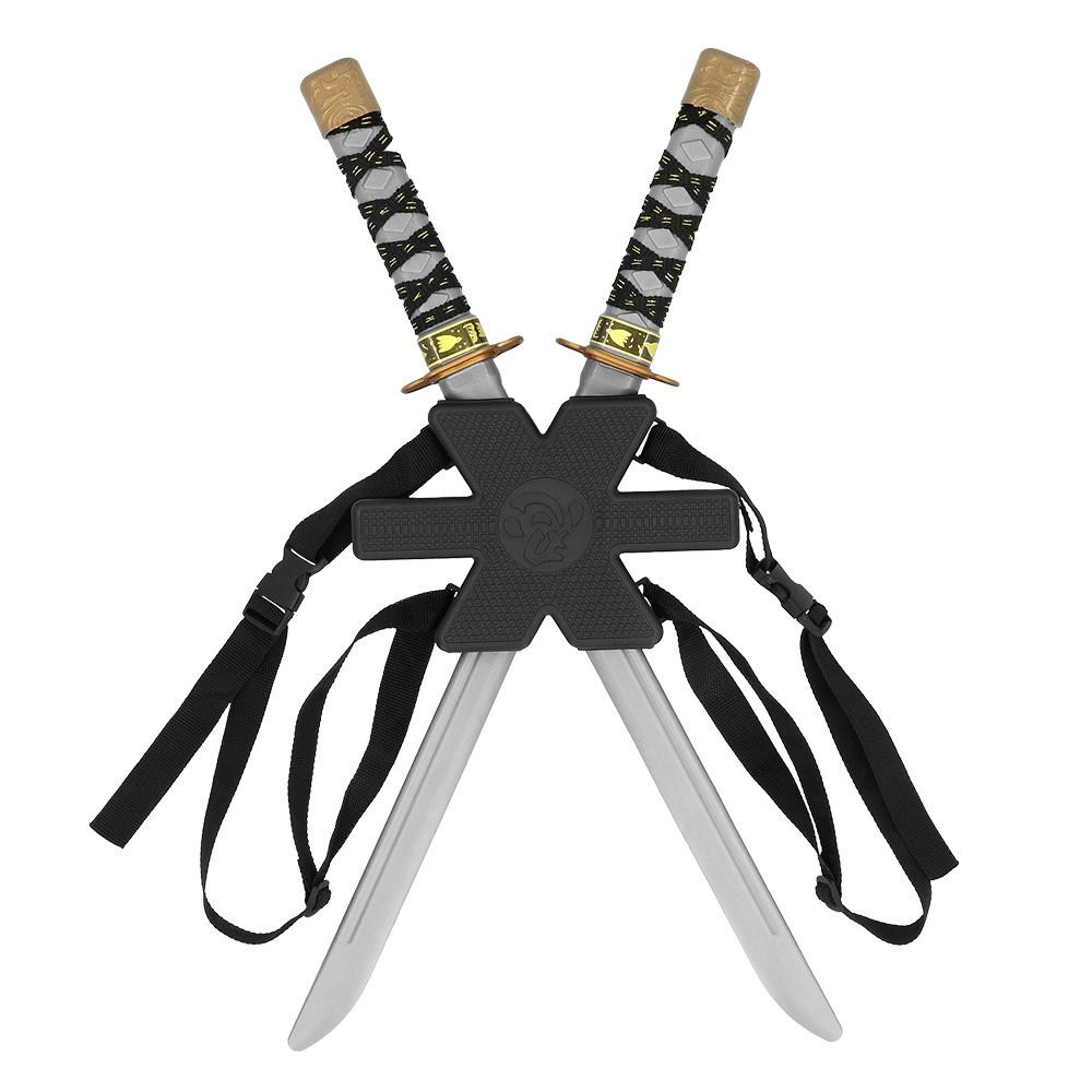 Set 2 ninjazwaarden met houder (52 cm)