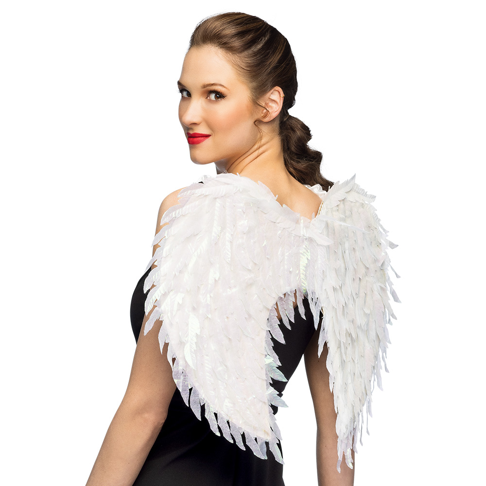Engelenvleugels Glam wit (55 x 50 cm)