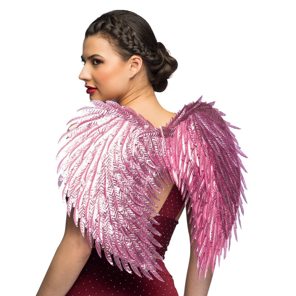 Engelenvleugels Glam roze (55 x 50 cm)