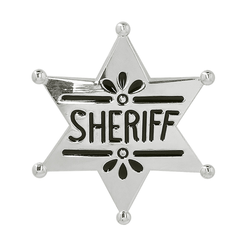 Badge 'Sheriff' metaal