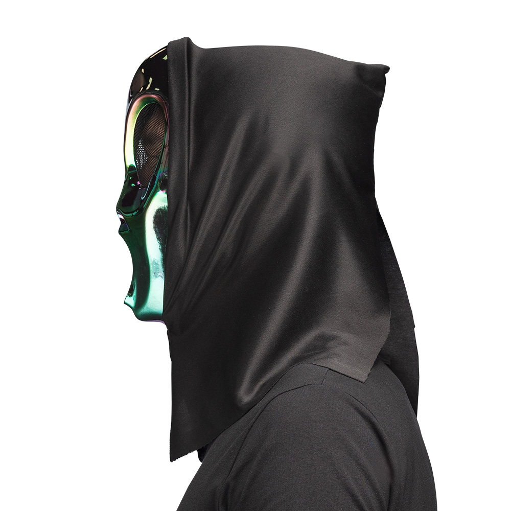 Gezichtsmasker Cosmic alien met kap