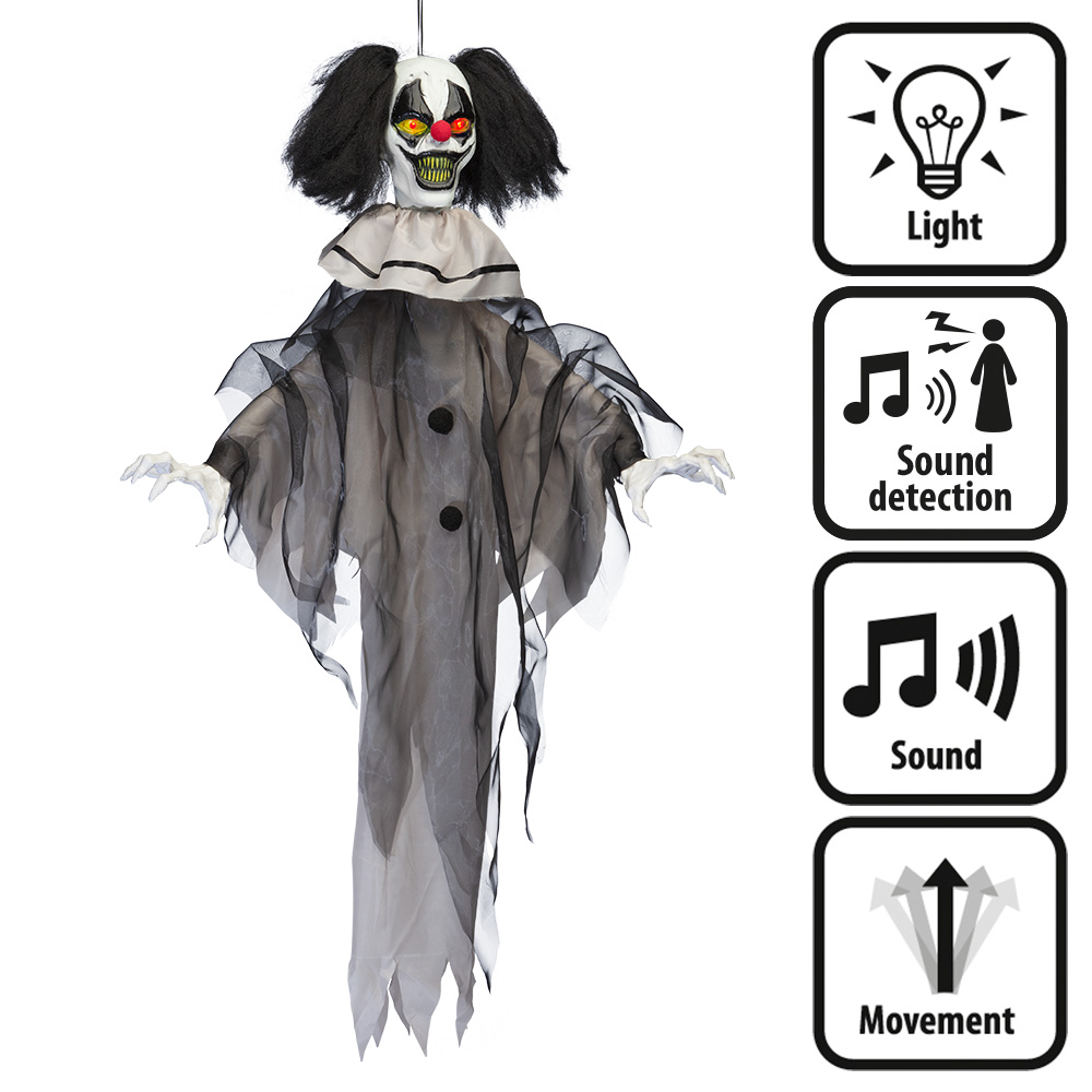 Hangdecoratie Nightmare clown (90 cm)