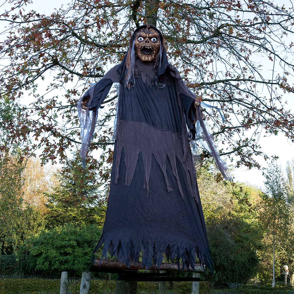 Hangdecoratie Reuze zombie heks (350 cm)