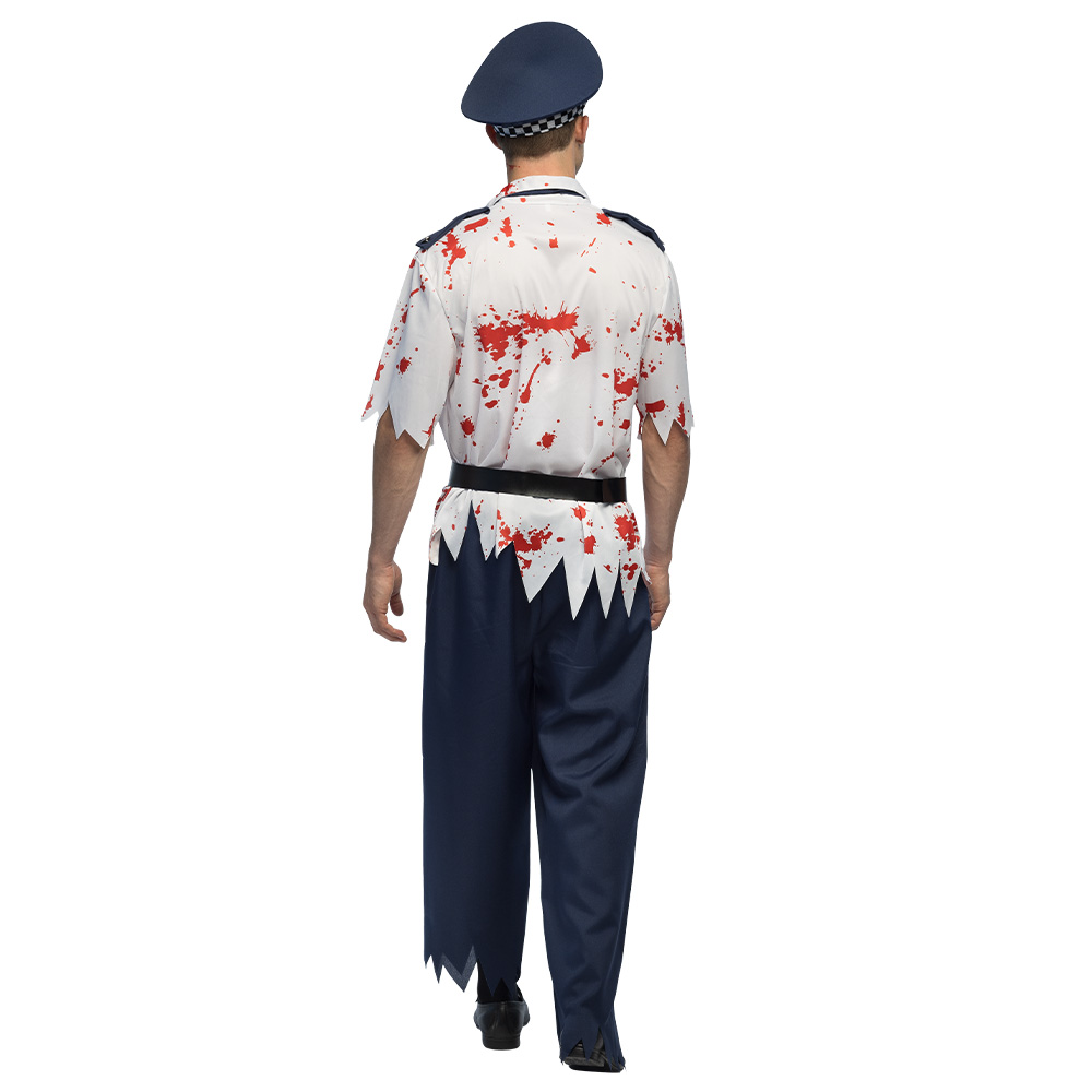 Volwassenenkostuum Zombie politie Walker (M/L)