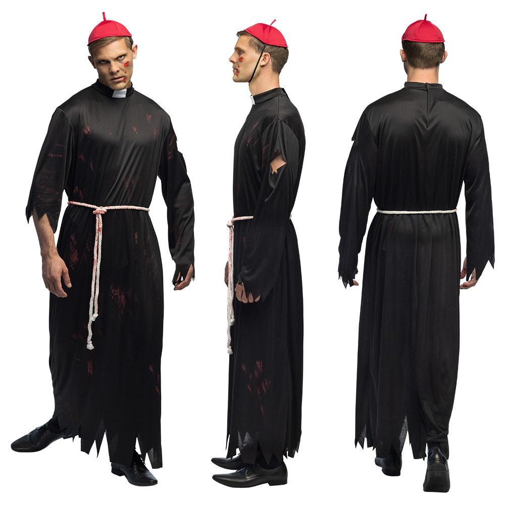 Volwassenenkostuum Zombie priester (M/L)