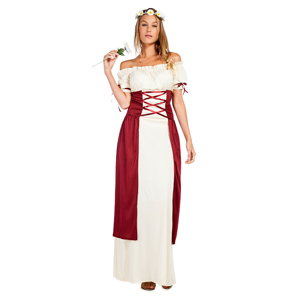 Volwassenenkostuum Middeleeuwse Brunhilda (M/L)