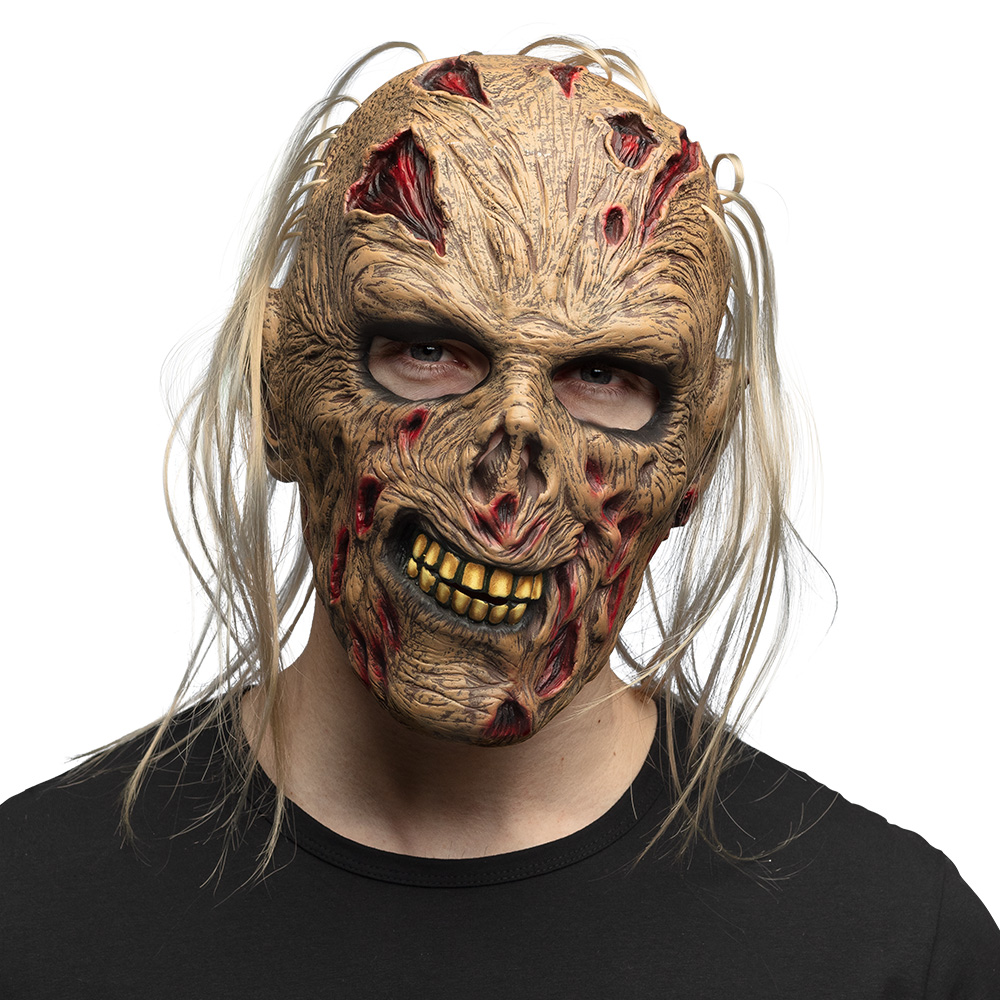 Latex hoofdmasker Zombie Grumble