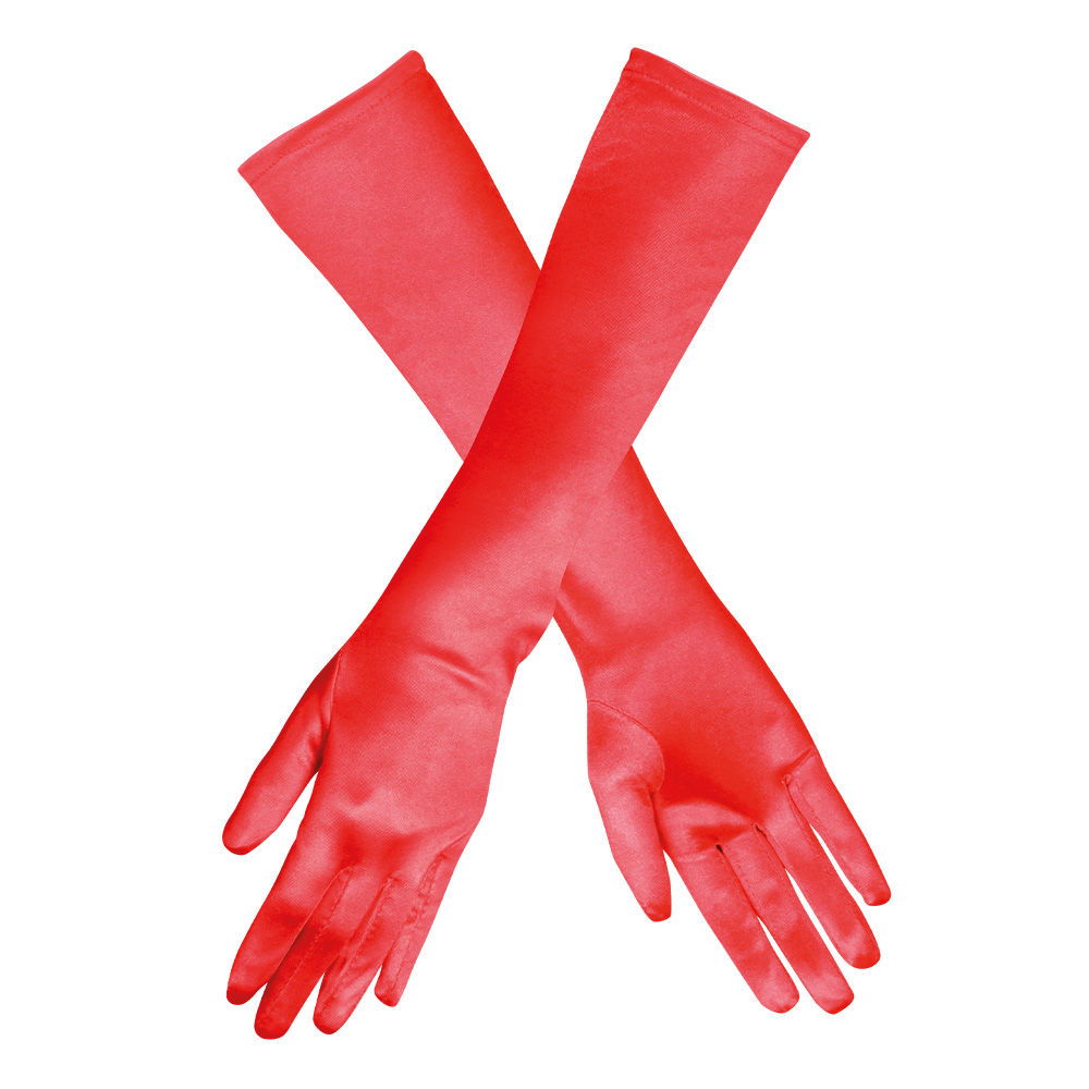 Paar handschoenen elleboog Monte Carlo rood