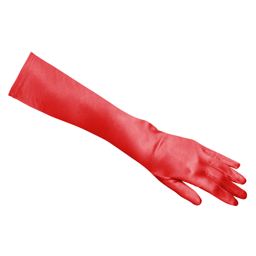 Paar handschoenen elleboog Monte Carlo rood