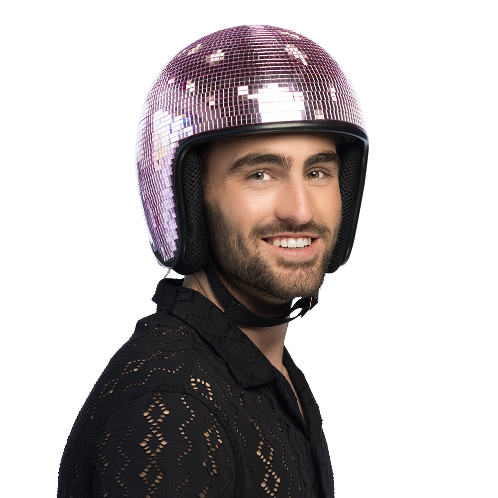 Helm Disco roze