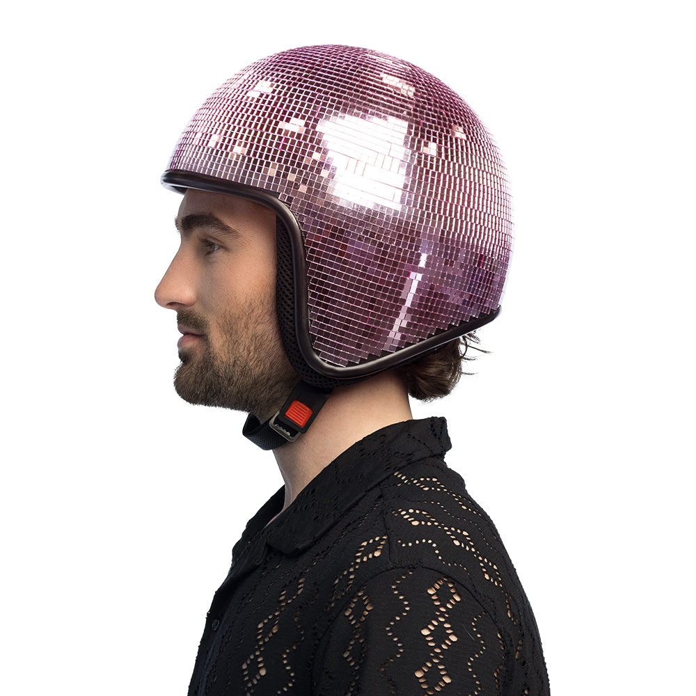 Helm Disco roze