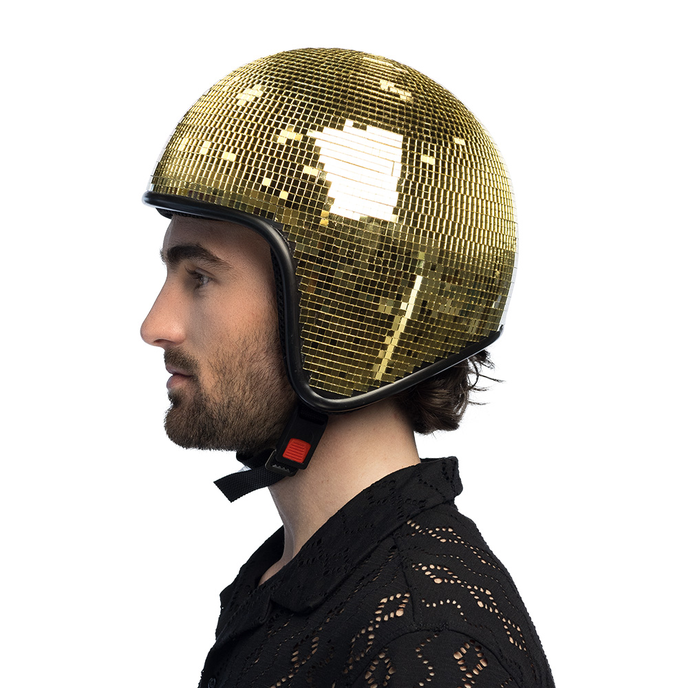 Helm Disco goud
