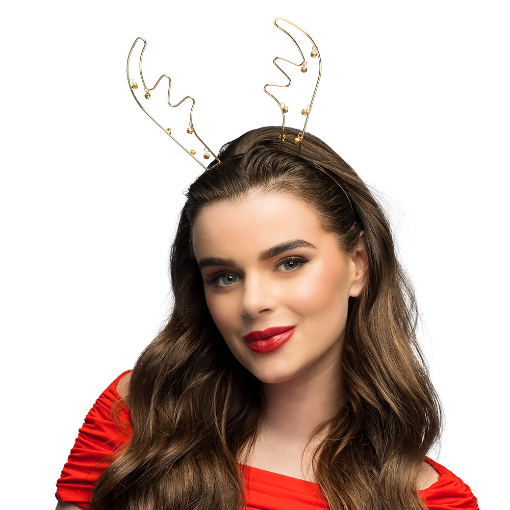 Metalen diadeem Jingle reindeer