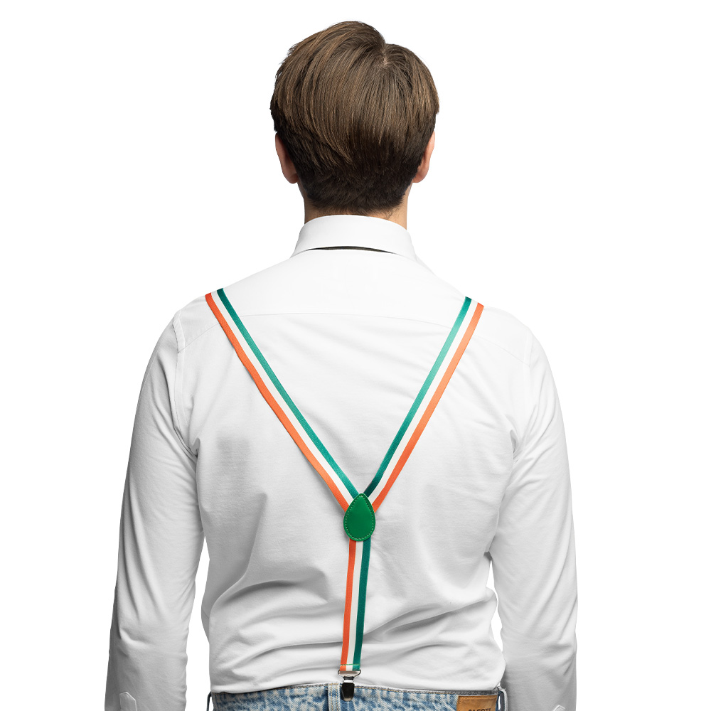 Set Ierland (bretels, bril en vlinderstrik)