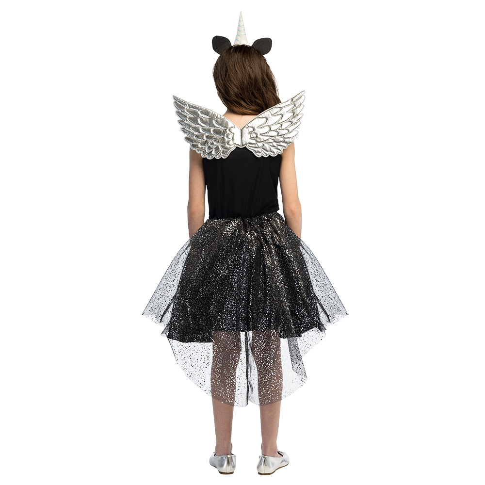 Kinderkostuum Dark unicorn (4-6 jaar)