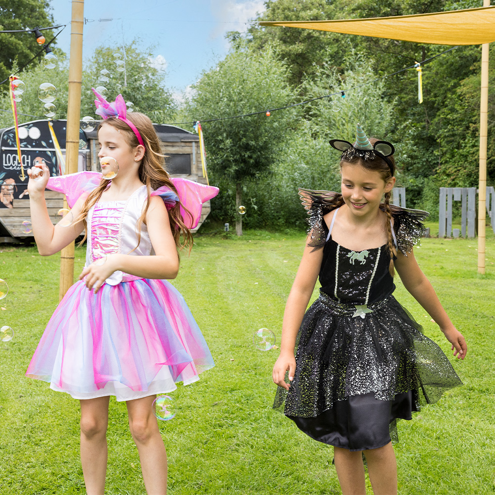 Kinderkostuum Dark unicorn (7-9 jaar)