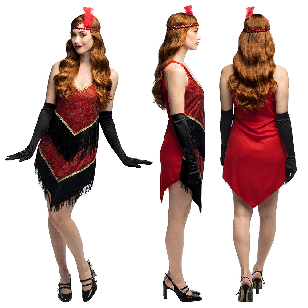 Volwassenenkostuum Flapper Evelyn (44/46)