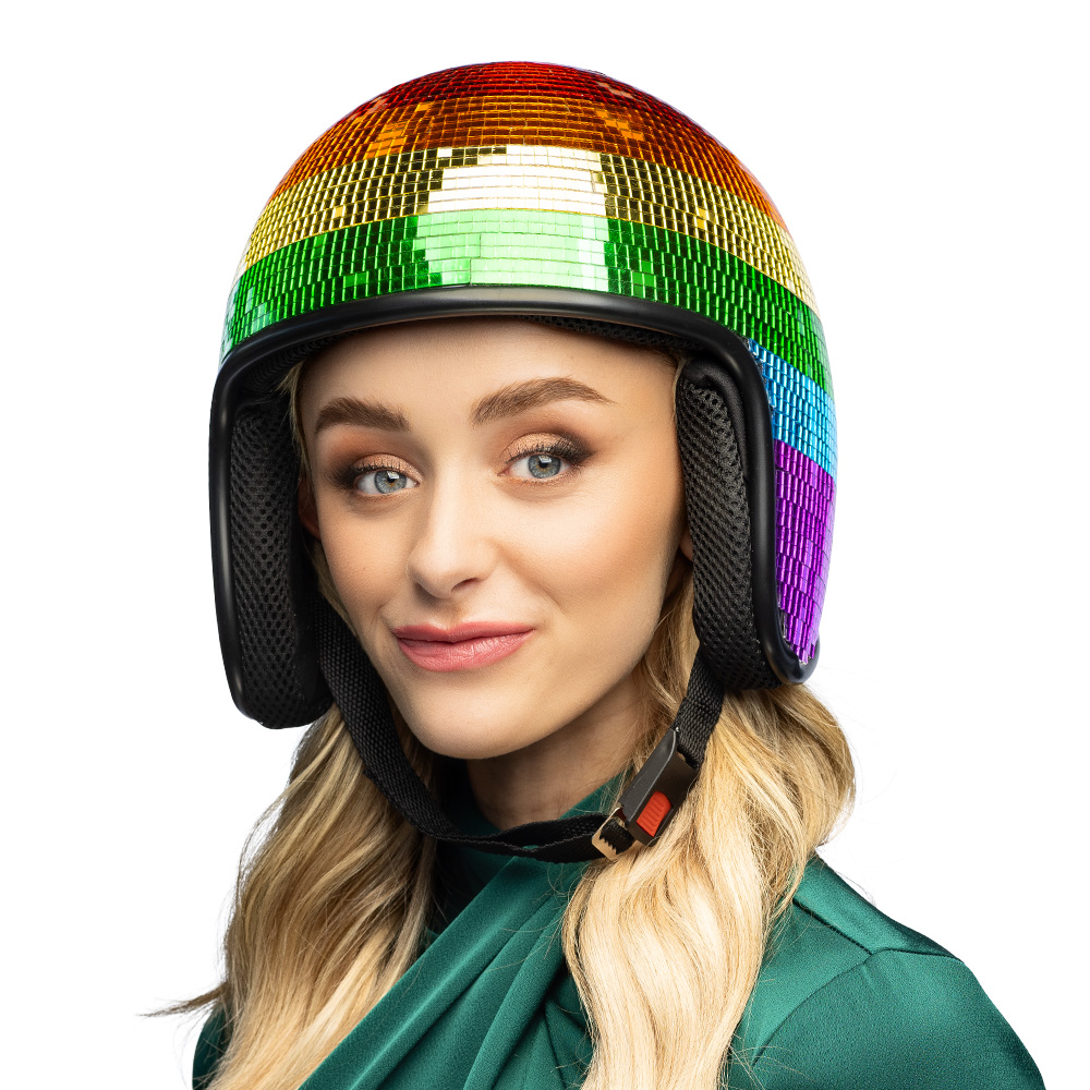 Helm Disco regenboog