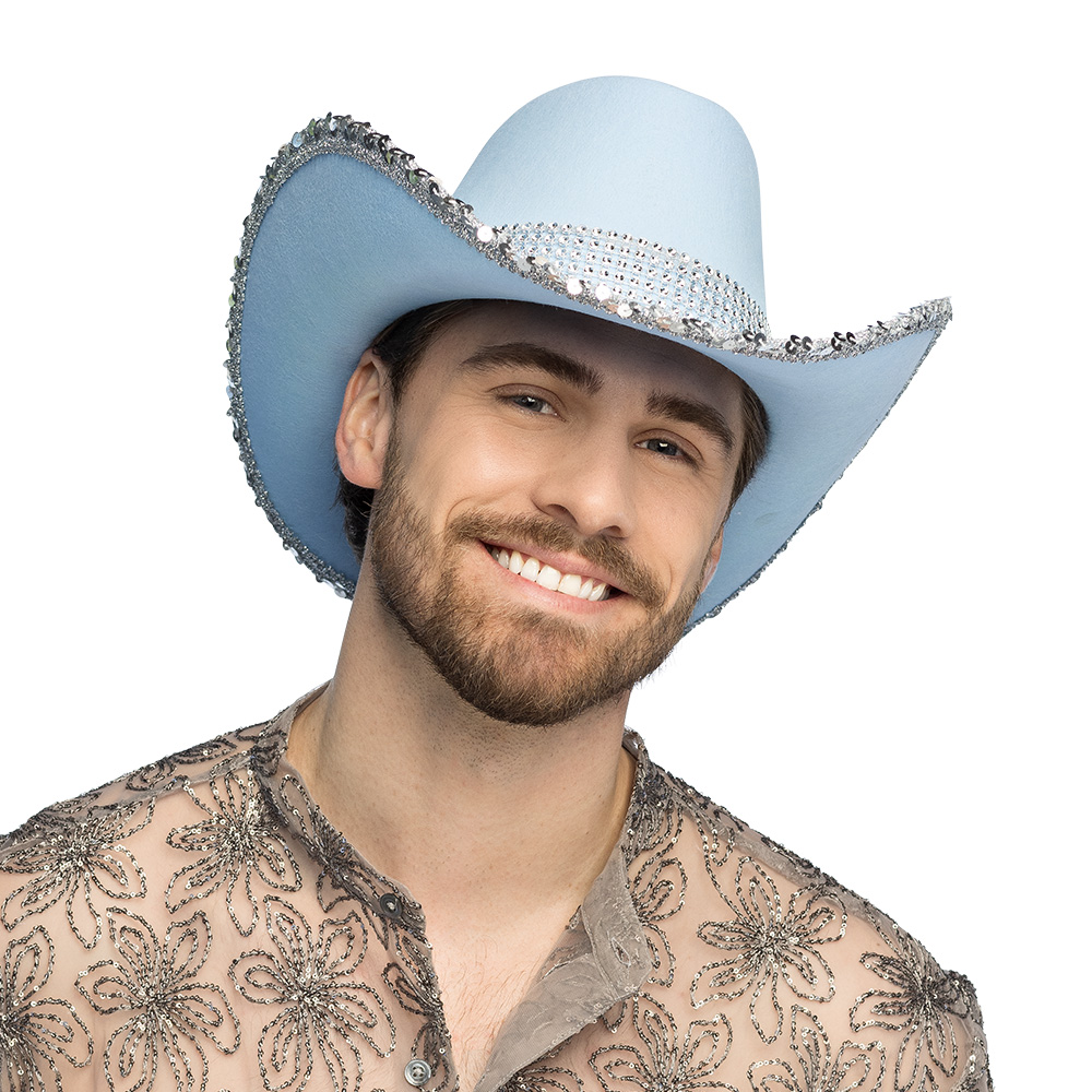 Cowboyhoed Spark lichtblauw