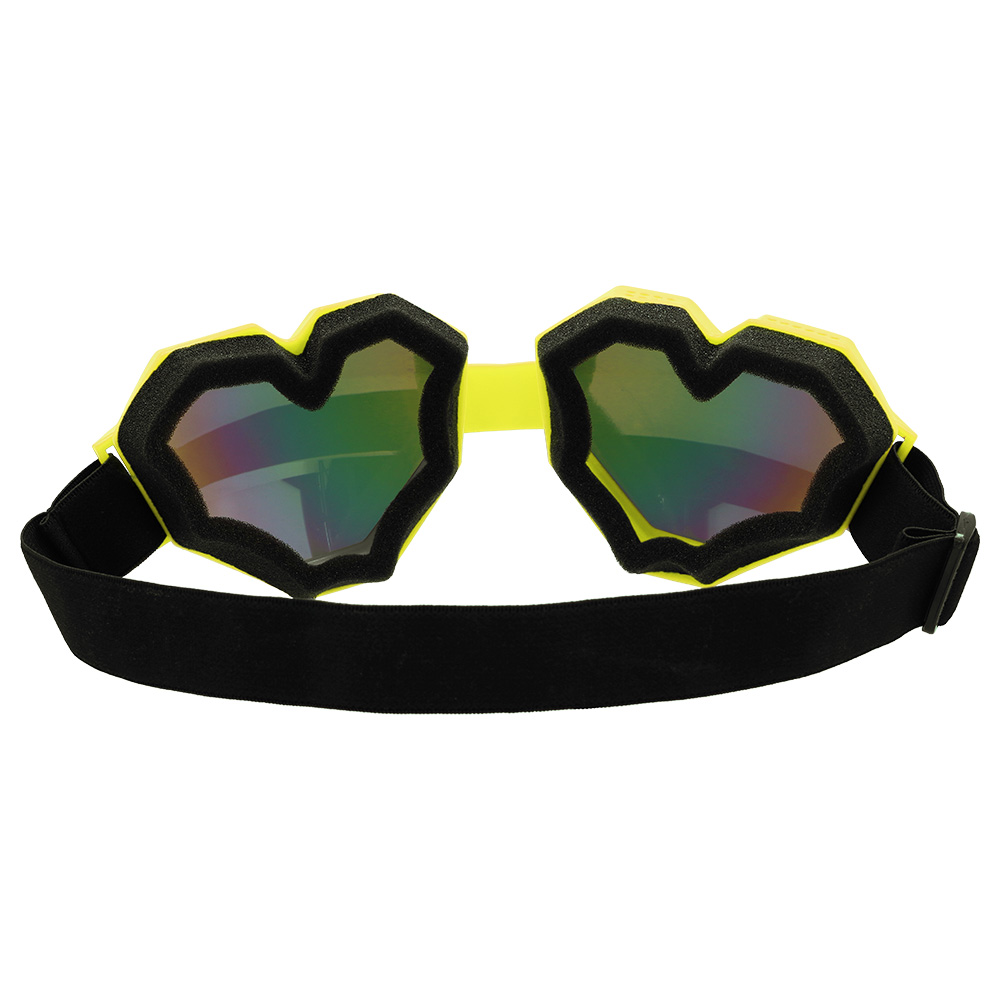 Partybril Festilove 4 neon kleuren ass. UV