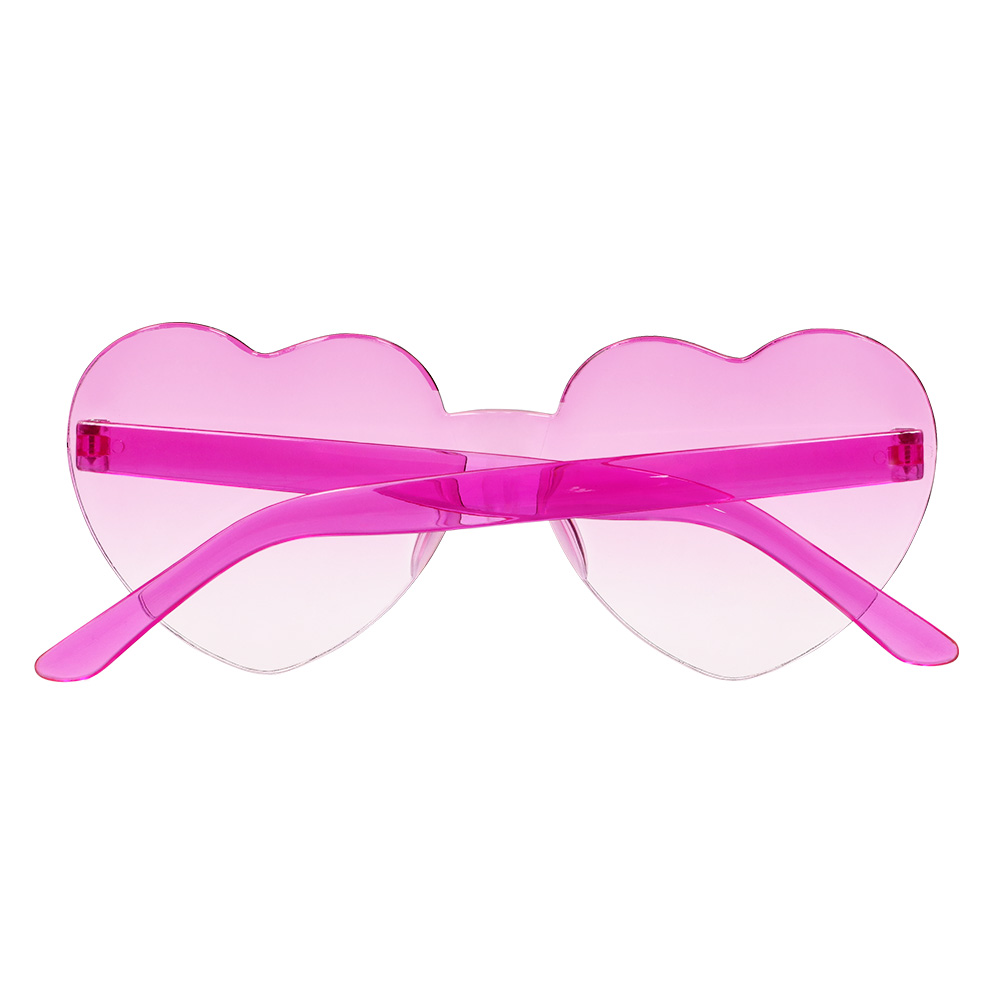 Partybril Festival hearts roze