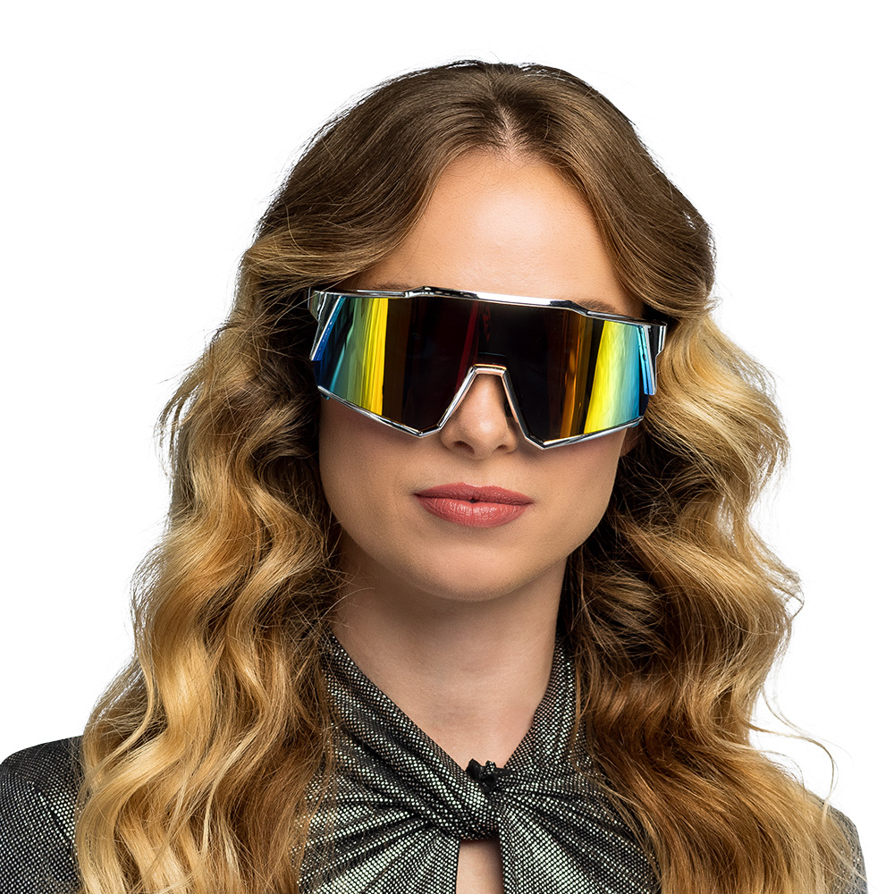 Partybril Rave reflect 3 kleuren ass.